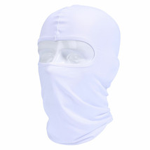 White Balaclava Anti Sun UV Mask Full Face Windproof Sports Headwear 3 P... - $17.94