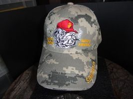 USMC Camo Baseball Cap and Alum Nickel Chrome Plated Ashtray 7" Diameter NEW image 5