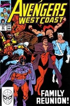 Avengers West Coast #57 - Apr 1990 Marvel Comics, Newsstand Vf+ 8.5 Nice! - £3.95 GBP