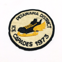 Vtg 1973 Petawawa District Boy Cub Scout Ice Capades Patch Bsa Cubs Badge Rare - £26.08 GBP
