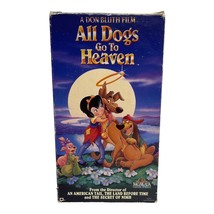 All Dogs Go to Heaven Don Bluth (VHS, 1989) Video Tape Vintage - £4.11 GBP