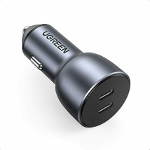 Ugreen Usb C Car Charger Fast Charging - 40W Pd 3.0 Metal Dual Usb C Car Charger - £20.91 GBP