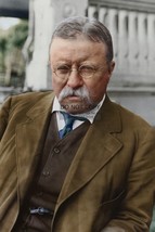 President Theodore Roosevelt Colorized Portrait 4X6 Photo Postcard - £4.85 GBP