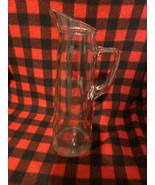 Vintage Prohibition Clear Glass Pitcher Federal Law Forbids Sale ... - 1... - $24.00