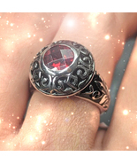 HAUNTED GARNET THRONE RELIQUARY RAVEN BROTHERHOOD HIGHEST LIGHT COLLECT MAGICK - $888.77