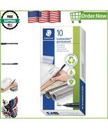 Versatile 1.0mm Black Felt Tip Permanent Markers | Pack of 10 Refillable... - $719.88 MXN