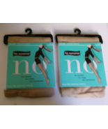 2 No nonsense seamless slip short Size Medium Nude nylon spandex blend - $24.80 CAD
