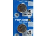 Renata 386 SR43W Batteries - 1.55V Silver Oxide 386 Watch Battery (10 Co... - $6.95+