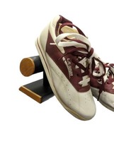 LA Gear Size 5 Low Top Sneakers Shoes White Maroon 6402W/ MR Retro VINTAGE 1990S - £35.04 GBP