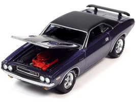 1970 Dodge Challenger R/T Plum Crazy Purple Metallic with Black Top and Hood &quot;U - £16.28 GBP