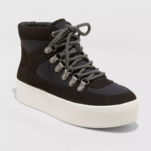 Universal Thread™ Women&#39;s Size 5 ~ &quot;Malena&quot; ~ Black ~ Lace Up ~ Hi Top S... - $35.00