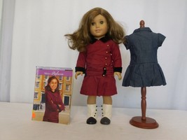 American Girl Doll Historical Pre Beforever Rebecca in Meet Outfit + Dress + Boo - £68.07 GBP