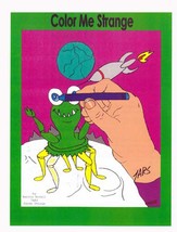 Color Me Strange / Fantasy Coloring Book by Borell, Marcia; 7ARS, DeLuca, Sandy  - £3.57 GBP