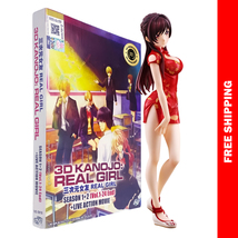 3D Kanojo Real Girl Season 1 + 2 (Vol 1-24 End + Live Action Movie) Anime Dvd - £31.38 GBP