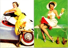 Gil Elvgren 1994 Sexy Pin-Up 6"x4" GLOSSY Postcard Lot #9 - $110.48 MXN Gil Elvgren 1994 Sexy Pin-Up 6"x4" GLOSSY Postcard Lot #9 - $110.48 MXN