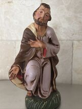 Vintage JOSEPH Paper Mache Christmas Nativity Set Figure Replacement  7”... - $89.35
