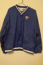 Mens Badger Sports NWOT Blue Long Sleeve Windshirt Jacket Size Medium - £13.54 GBP