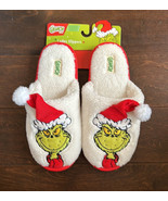 Grinch Womens Slippers Sz 7/8 Christmas Holiday New - £19.68 GBP