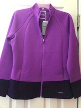 NWT Ladies ANNIKA Cutter &amp; Buck Purple Long Sleeve Full Zip Golf Jacket M L XL  - £39.30 GBP
