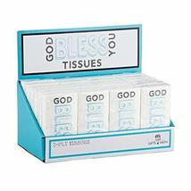 Faithworks God Bless You Tissue Display 10&quot; W x 8&quot; H x 7&quot; D Gift Pack of 24 - £35.41 GBP