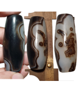 Perle d&#39;agate spiritualiste puissante du Moyen-Orient YM 112 motif rare ... - €34,45 EUR