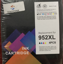 TOKYOINK Compatible 952XL Ink Cartridges Black & Color Combo. - £7.47 GBP