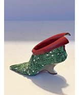 Raine Bejeweled Pointed Toe Resin Miniature Shoe 2003 Victorian 3 in Wide - £9.35 GBP