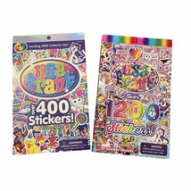 Lisa Frank Stickers Books Lot of 2 Partial Tablets 1000+ Decals Retro - £11.16 GBP