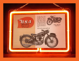 BSA (Pattern 3) Hub Bar Display Advertising Neon Sign - £62.94 GBP