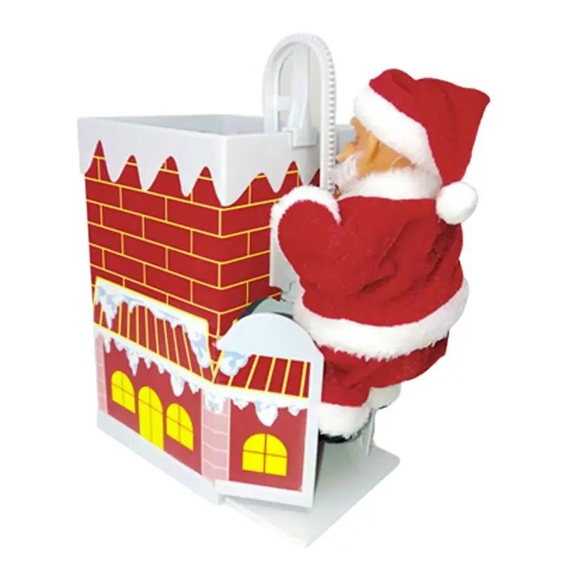 Climbing Santa Claus Musical Toys Santa Claus Climbing Ladder Toy Santa on - £21.14 GBP+