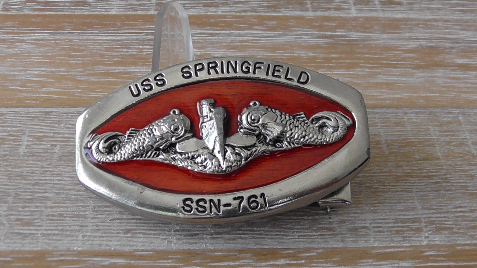 USN USS Springfield SSN 761 Belt Buckle #B321 - $44.54