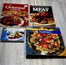 Lot Of Cookbooks Oriental Cooking-Favorite Meat Recipes-Italian And Slow... - $9.79