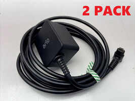 2x Netgear 8-Foot Micro-USB AC Adapte for Arlo - Black (AD2090320) 332-1... - £18.38 GBP