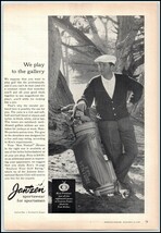 1950s Jantzen Ken Venturi Sweater PRINT AD Pro Golfer at Cypress Point BX2 - $13.32 CAD