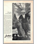 1950s Jantzen Ken Venturi Sweater PRINT AD Pro Golfer at Cypress Point BX2 - $13.32 CAD