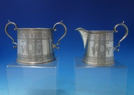 Israel Freeman and Son Ltd English Estate Sterling Sugar Creamer Set 2pc (#5579) - $2,215.73 CAD