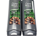 2 Pack Dove Men + Care Limited Edition Winter Pine &amp; Amber Body + Face W... - $33.99