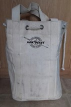 The Original Nantucket Diddy Bagg Natural Canvas Tote Bag Backpack ! - £29.58 GBP