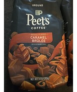 6 Bags Peet&#39;s Caramel Brulee Light Roast Ground Coffee  (SEE PICS)  (001) - £44.84 GBP