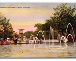 Humboldt Park Fountain Chicago Illinois IL UNP DB Postcard P18 - $4.04