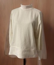 Parker &amp; Quinn New York Womens Sz XL High Neck Pullover Sweater Textured... - $18.88