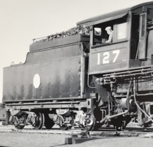RPPC Terminal Railroad Association St Louis TRRA #127 0-6-0 Locomotive Postcard - £14.51 GBP