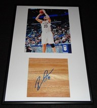 Ryan Anderson Signed Framed 12x18 Floorboard + Photo Display Pelicans Cal - £69.81 GBP