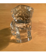 Small Clear Glass hollow dog - €5,11 EUR