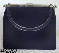 Vintage L and M Rigid Reversible Handbag by Edwards (#HB101) - $48.00