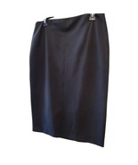 RALPH LAUREN Collection Black Skirt Wool and Silk Size 8 - £33.81 GBP