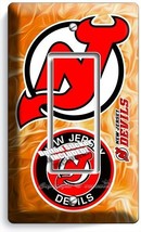 New Jersey Devils Hockey Team Njd 1 Gfi Light Switch Wall Plate Sport Room Decor - £9.58 GBP