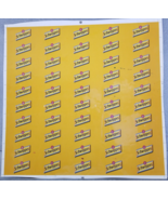 Schweppes Advertising Preproduction Art Work Label Logo 1783 Yellow 2000 - $18.95