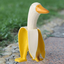 Cute Banana Duck Outdoor Statues Decor 6&#39;&#39; Tall, Weird Garden Gifts for ... - £17.17 GBP