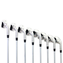 Majek Big Tall Extra Long K6 Mens Iron Set +1&quot; 4-SW Steel Regular R Golf Clubs - £250.59 GBP